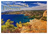 Sehnsucht Provence - Land des Lichts (Wandkalender 2025 DIN A2 quer), CALVENDO Monatskalender