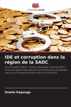 IDE et corruption dans la région de la SADC - Kapunga, Onelio