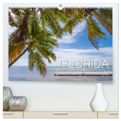 FLORIDA Paradiesischer Sonnenscheinstaat (hochwertiger Premium Wandkalender 2025 DIN A2 quer), Kunstdruck in Hochglanz