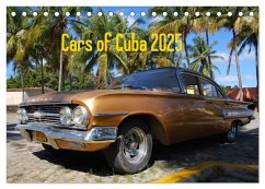 Cars of Cuba 2025 (Tischkalender 2025 DIN A5 quer), CALVENDO Monatskalender - Calvendo;Herms, Dirk