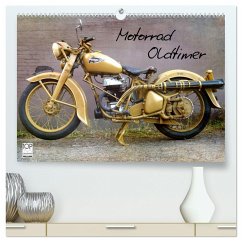 Motorrad Oldtimer (hochwertiger Premium Wandkalender 2025 DIN A2 quer), Kunstdruck in Hochglanz - Siebenhühner, Gabi