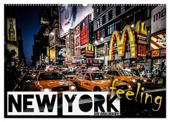 New York feeling (Wandkalender 2025 DIN A2 quer), CALVENDO Monatskalender