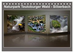 Naturpark Teutoburger Wald - Silberbach (Tischkalender 2025 DIN A5 quer), CALVENDO Monatskalender - Hobscheidt, Ernst