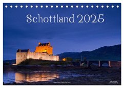 Schottland (Tischkalender 2025 DIN A5 quer), CALVENDO Monatskalender