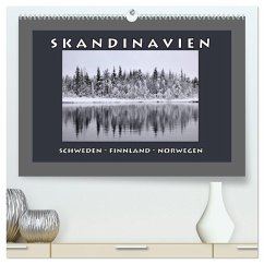 SKANDINAVIEN (hochwertiger Premium Wandkalender 2025 DIN A2 quer), Kunstdruck in Hochglanz - Calvendo;Gugigei