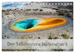 Der Yellowstone Nationalpark (Tischkalender 2025 DIN A5 quer), CALVENDO Monatskalender