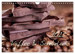 Kaffee & Schokolade (Wandkalender 2025 DIN A4 quer), CALVENDO Monatskalender - Calvendo;Schwarz, Nailia