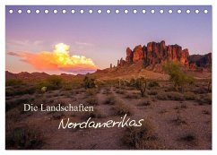Die Landschaften Nordamerikas (Tischkalender 2025 DIN A5 quer), CALVENDO Monatskalender
