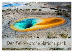 Der Yellowstone Nationalpark (Wandkalender 2025 DIN A2 quer), CALVENDO Monatskalender - By Sylvia Seibl, Crystallights