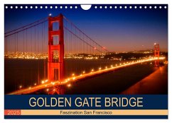 GOLDEN GATE BRIDGE Faszination San Francisco (Wandkalender 2025 DIN A4 quer), CALVENDO Monatskalender