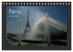 Paris, mon amour (Tischkalender 2025 DIN A5 quer), CALVENDO Monatskalender