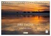 Bretagne - Land am Meer (Tischkalender 2025 DIN A5 quer), CALVENDO Monatskalender