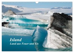 Island (Wandkalender 2025 DIN A3 quer), CALVENDO Monatskalender