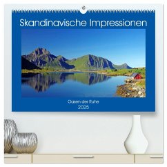 Skandinavische Impressionen - Oasen der Ruhe (hochwertiger Premium Wandkalender 2025 DIN A2 quer), Kunstdruck in Hochglanz - Calvendo;Pantke, Reinhard