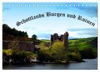 Schottlands Burgen und Ruinen (Tischkalender 2025 DIN A5 quer), CALVENDO Monatskalender