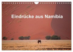 Eindrücke aus Namibia (Wandkalender 2025 DIN A4 quer), CALVENDO Monatskalender