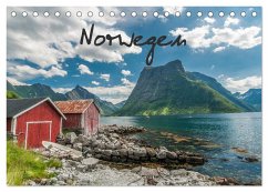Norwegen (Tischkalender 2025 DIN A5 quer), CALVENDO Monatskalender - Calvendo;Burri, Roman
