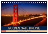 GOLDEN GATE BRIDGE Faszination San Francisco (Tischkalender 2025 DIN A5 quer), CALVENDO Monatskalender