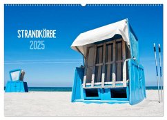 Strandkörbe 2025 (Wandkalender 2025 DIN A2 quer), CALVENDO Monatskalender - Calvendo;Kerpa, Ralph