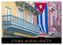 Cuba Highlights (Wandkalender 2025 DIN A4 quer), CALVENDO Monatskalender - Calvendo;Ristl, Martin