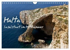 Malta - Inselstaat im Mittelmeer (Wandkalender 2025 DIN A4 quer), CALVENDO Monatskalender