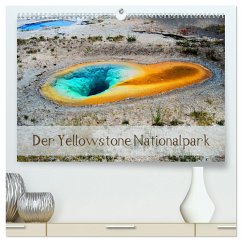 Der Yellowstone Nationalpark (hochwertiger Premium Wandkalender 2025 DIN A2 quer), Kunstdruck in Hochglanz - By Sylvia Seibl, Crystallights