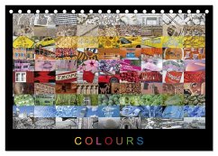 Colours (Tischkalender 2025 DIN A5 quer), CALVENDO Monatskalender