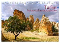 Türkei - fantastisches Kappadokien (Tischkalender 2025 DIN A5 quer), CALVENDO Monatskalender