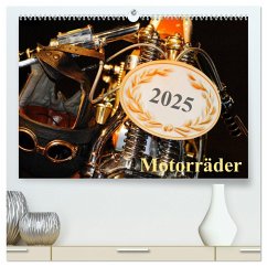 Motorräder (hochwertiger Premium Wandkalender 2025 DIN A2 quer), Kunstdruck in Hochglanz