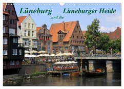 Lüneburg und die Lüneburger Heide (Wandkalender 2025 DIN A3 quer), CALVENDO Monatskalender