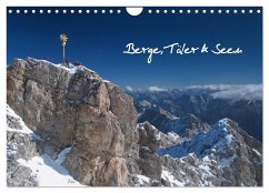 Berge, Täler & Seen (Wandkalender 2025 DIN A4 quer), CALVENDO Monatskalender