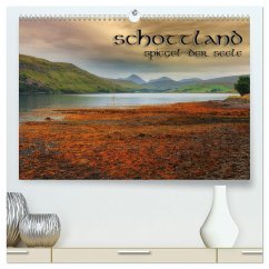 Schottland - Spiegel der Seele (hochwertiger Premium Wandkalender 2025 DIN A2 quer), Kunstdruck in Hochglanz