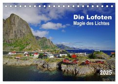 Die Lofoten - Magie des Lichtes (Tischkalender 2025 DIN A5 quer), CALVENDO Monatskalender