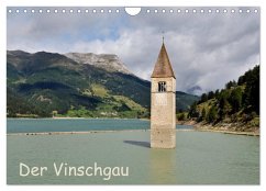 Der Vinschgau (Wandkalender 2025 DIN A4 quer), CALVENDO Monatskalender