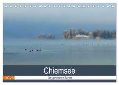 Chiemsee - Bayerisches Meer (Tischkalender 2025 DIN A5 quer), CALVENDO Monatskalender