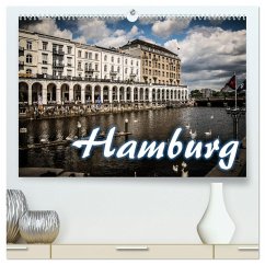 Hamburg (hochwertiger Premium Wandkalender 2025 DIN A2 quer), Kunstdruck in Hochglanz