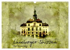 Lüneburger Skizzen (Wandkalender 2025 DIN A3 quer), CALVENDO Monatskalender