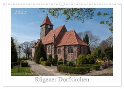 Dorfkirchen auf Rügen (Wandkalender 2025 DIN A3 quer), CALVENDO Monatskalender - Hoerenz, Karsten