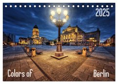Colors of Berlin 2025 (Tischkalender 2025 DIN A5 quer), CALVENDO Monatskalender