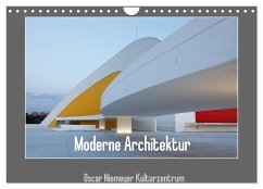 Moderne Architektur - Oscar Niemeyer Kulturzentrum (Wandkalender 2025 DIN A4 quer), CALVENDO Monatskalender