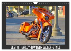 BEST OF HARLEY-DAVIDSON BAGGER-STYLE (Wandkalender 2025 DIN A4 quer), CALVENDO Monatskalender