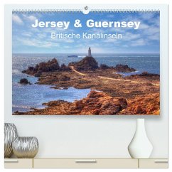 Jersey & Guernsey - britische Kanalinseln (hochwertiger Premium Wandkalender 2025 DIN A2 quer), Kunstdruck in Hochglanz