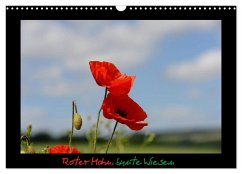 Roter Mohn, bunte Wiesen (Wandkalender 2025 DIN A3 quer), CALVENDO Monatskalender