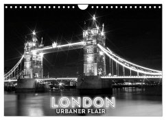 LONDON Urbaner Flair (Wandkalender 2025 DIN A4 quer), CALVENDO Monatskalender - Viola, Melanie