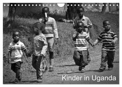 Kinder in Afrika (Wandkalender 2025 DIN A4 quer), CALVENDO Monatskalender