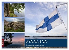 FINNLAND Traumhafte Landschaften (Wandkalender 2025 DIN A2 quer), CALVENDO Monatskalender