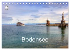 Bodensee (Tischkalender 2025 DIN A5 quer), CALVENDO Monatskalender - Calvendo;Kruse, Joana