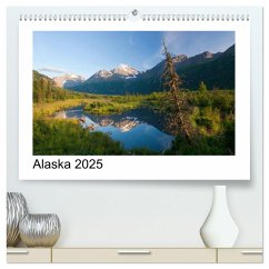 Alaska 2025 (hochwertiger Premium Wandkalender 2025 DIN A2 quer), Kunstdruck in Hochglanz