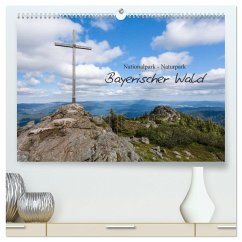 Bayerischer Wald (hochwertiger Premium Wandkalender 2025 DIN A2 quer), Kunstdruck in Hochglanz