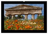 Sizilien (Wandkalender 2025 DIN A2 quer), CALVENDO Monatskalender